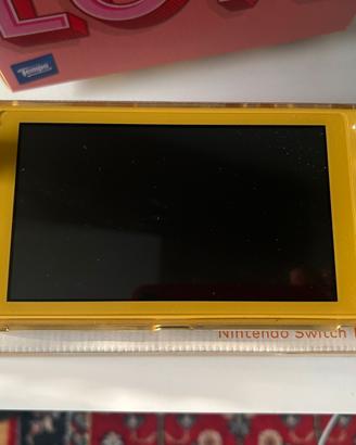Nintendo switch lite gialla + giochi e scatola