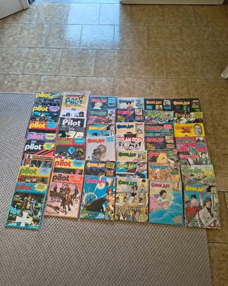 lotto riviste comic art e pilot