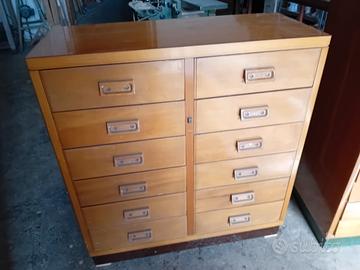 cassettiera schedario '50