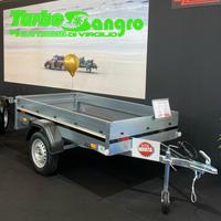 Rimorchio Ellebi senza freni con ruote esterne