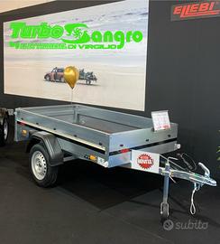 Rimorchio Ellebi senza freni con ruote esterne