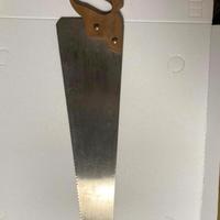 Antico segaccio da falegname, Three Lions Brand