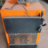 caldaia legna laser cvi 30/45 inox fiamma rovescia