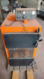 caldaia legna laser cvi 30/45 inox fiamma rovescia