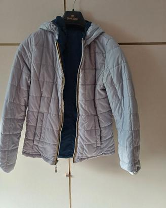 Piumino leggero donna azzurro chiaro 