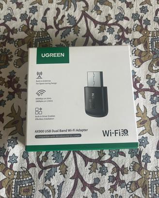 UGREEN Adattatore WiFi 6 AX900Mbps