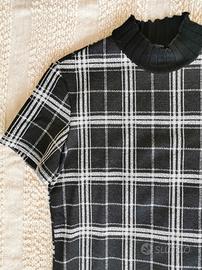 Vestito Bershka dritto a quadri – M - Nuovo