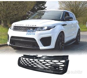 GRIGLIA RANGE ROVER EVOQUE LOOK SVR NERO LUCIDO