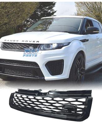 GRIGLIA RANGE ROVER EVOQUE LOOK SVR NERO LUCIDO