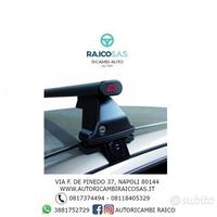 Barre portatutto fiat 500x senza rail