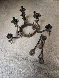 LAMPADARIO fatto a mano