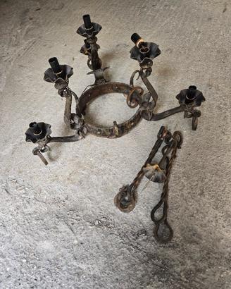 LAMPADARIO fatto a mano