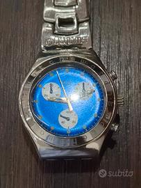Swatch Irony Chrono quadrante blu Sunbrush