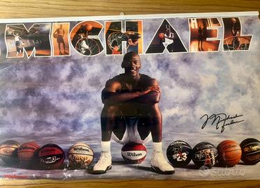 Poster- Michael Jordan - anni ‘90 - Wilson NBA