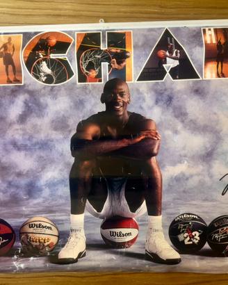 Poster- Michael Jordan - anni ‘90 - Wilson NBA