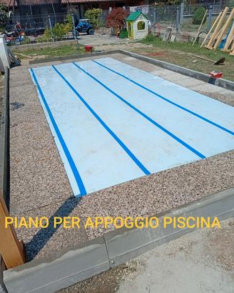 Piscina: Platea per Piscine fuori terra 