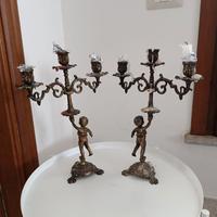 Candelabro in bronzo