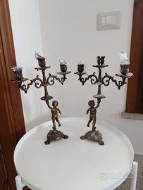 Candelabro in bronzo