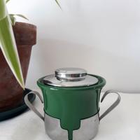 Zuccheriera ceramica e acciaio INOXRIV vintage