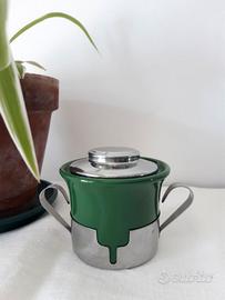 Zuccheriera ceramica e acciaio INOXRIV vintage