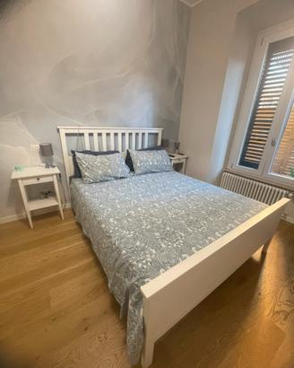Letto Ikea Hemnes 160x200+ 2 comodini