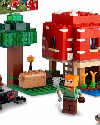 Lego Minecraft la casa dei funghi