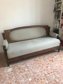 antico divano letto ottomana ribaltabile