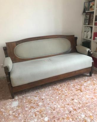 antico divano letto ottomana ribaltabile