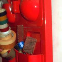 Uten.silo mensola plastica da parete anni 60-70