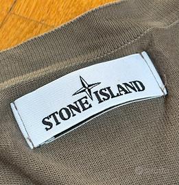 Maglietta a maniche lunghe Stone Island marrone