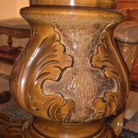 Tavolo in radica di noce e 6 sedie