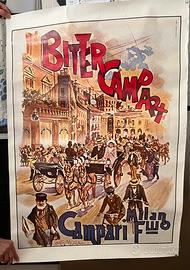 manifesto pubblicitario storico del Bitter Campari