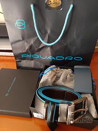 cintura in pelle reversibile Piquadro +confezione 