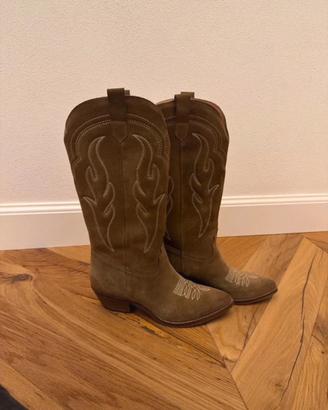 Camperos beige vera pelle