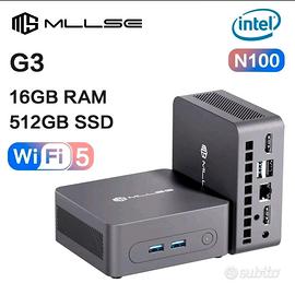 💻Mini PC Intel N100 CPU DDR4 16GB RAM SSD 512GB