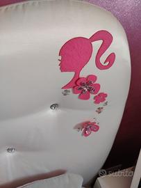 letto singolo di barbie