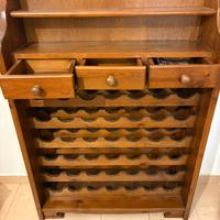 Portabottiglie in legno