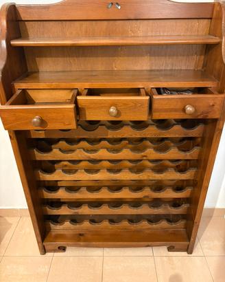 Portabottiglie in legno