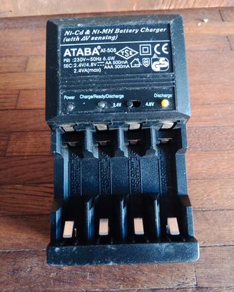 caricatore batterie pile Ataba