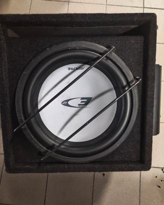 Subwoofer auto Alpine type E12 e amplificatore alp