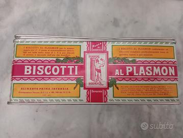 scatola latta Plasmon 
