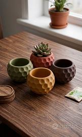 Vaso Rotondo effetto pietra