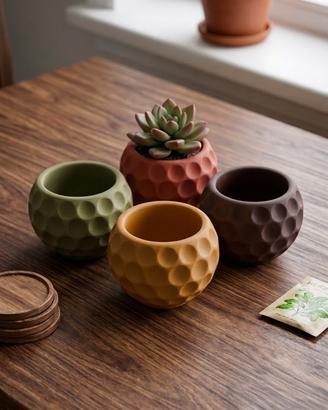 Vaso Rotondo effetto pietra