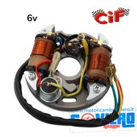 Statore Completo Bobbine Esterne 6v 25w Vespa 50