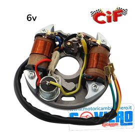 Statore Completo Bobbine Esterne 6v 25w Vespa 50