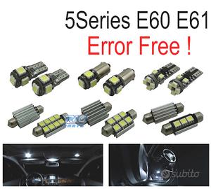 KIT 18 LAMPADE LED INTERNE BMW E60 E61 M5 520I 523