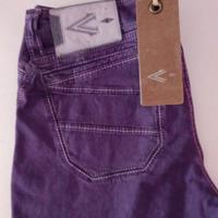 Jeans donna ragazza viola Carlo Chionna 
