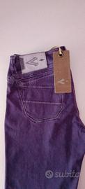 Jeans donna ragazza viola Carlo Chionna 