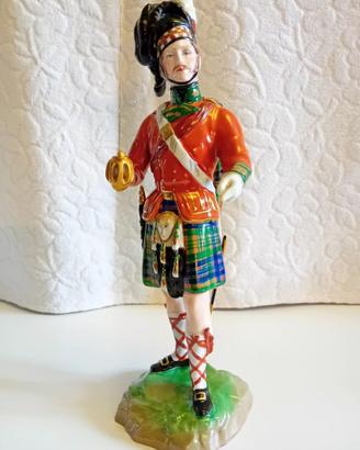 statuetta Highlanders porcellana Dresden