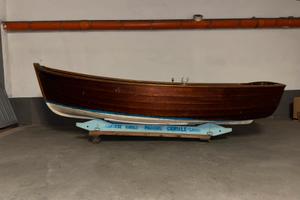 Barca a remi in mogano - Patrone Ceriale (Savona)